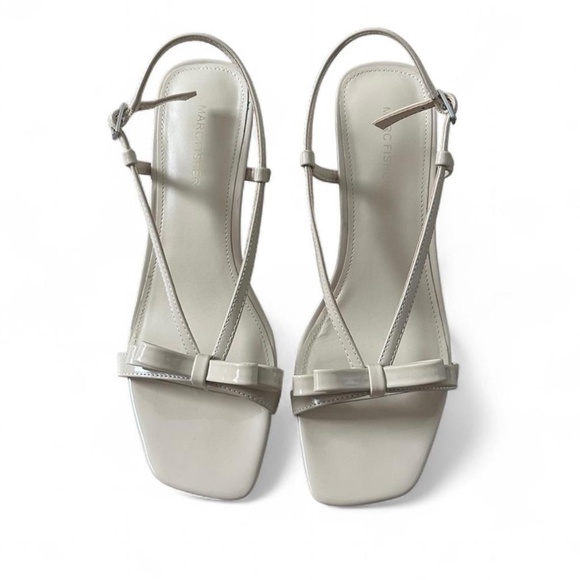 Marc Fisher Nude Bow Heels - Picture 1 of 4